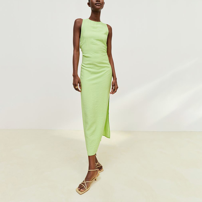Slit Detail Dress