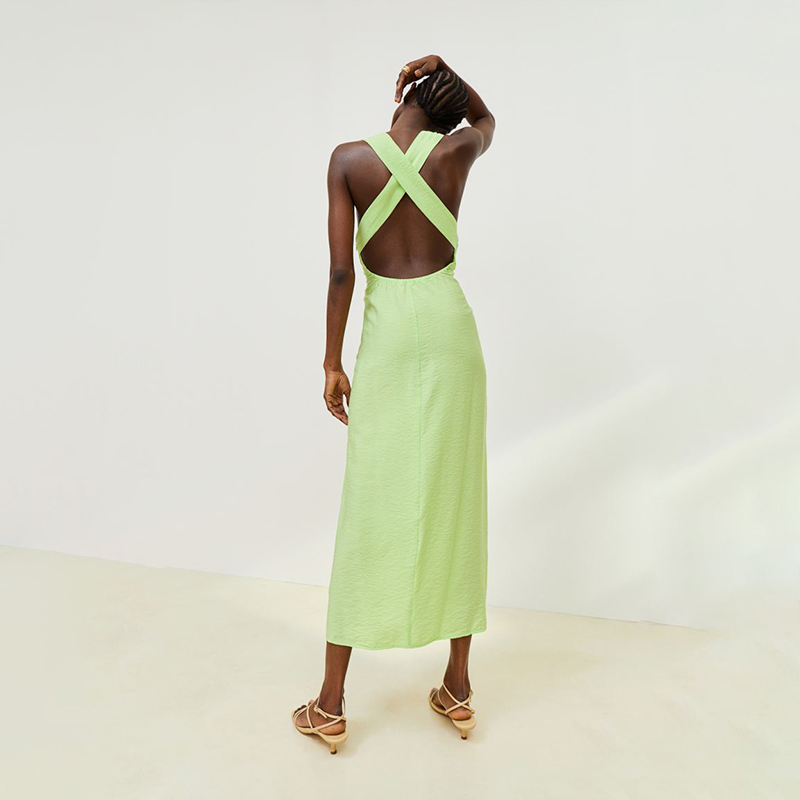 Slit Detail Dress