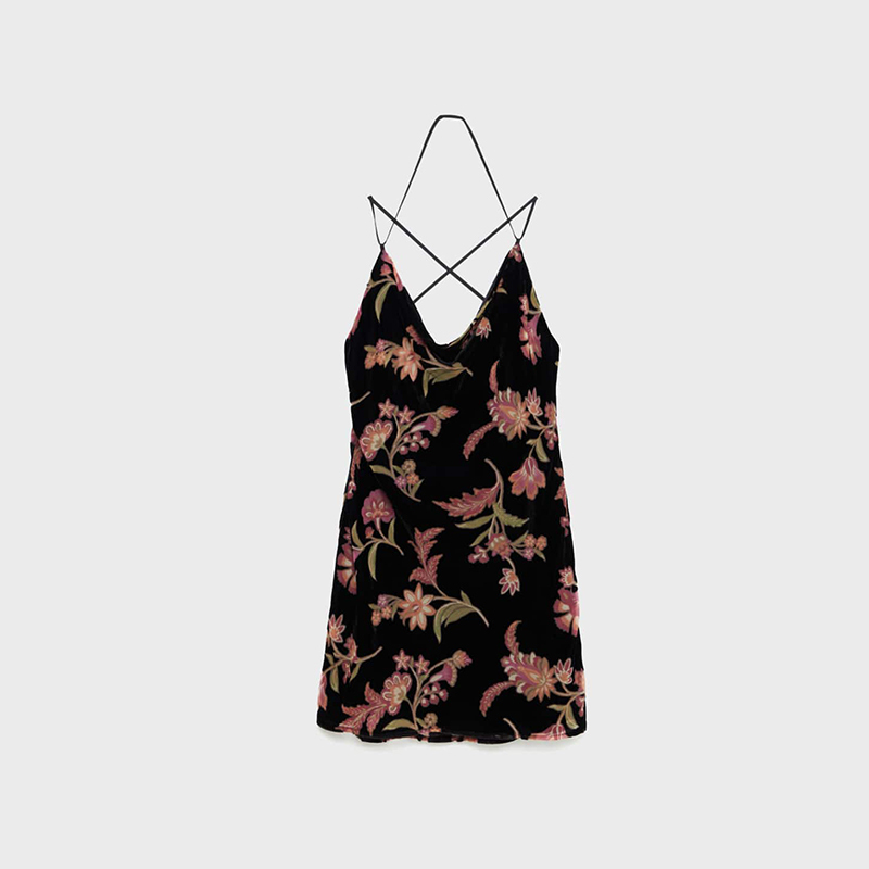 Short suspender dress