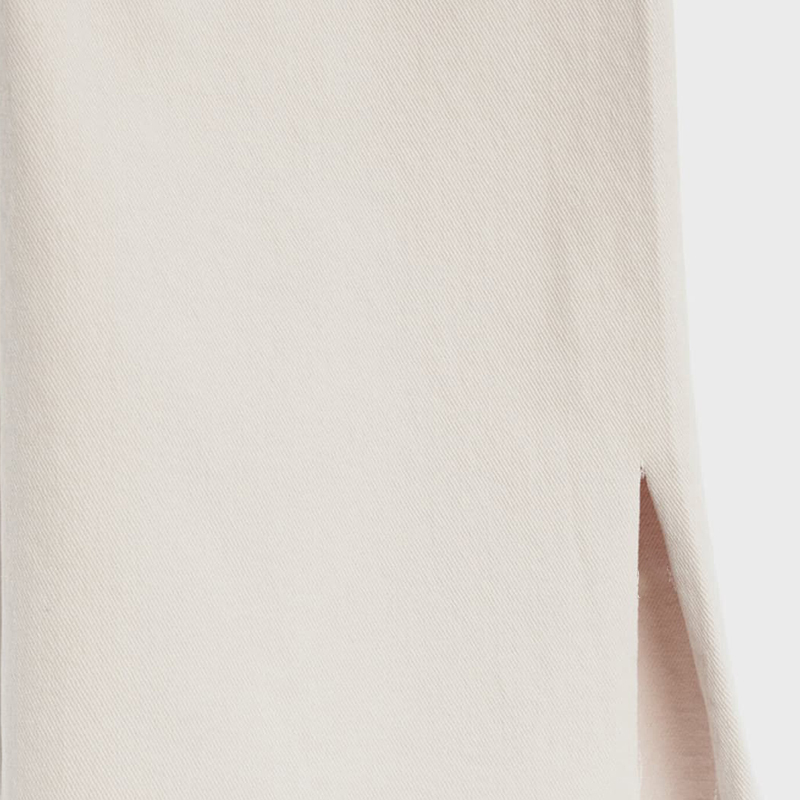 Slim-fit split flared jeans