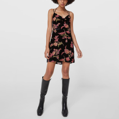 Short suspender dress