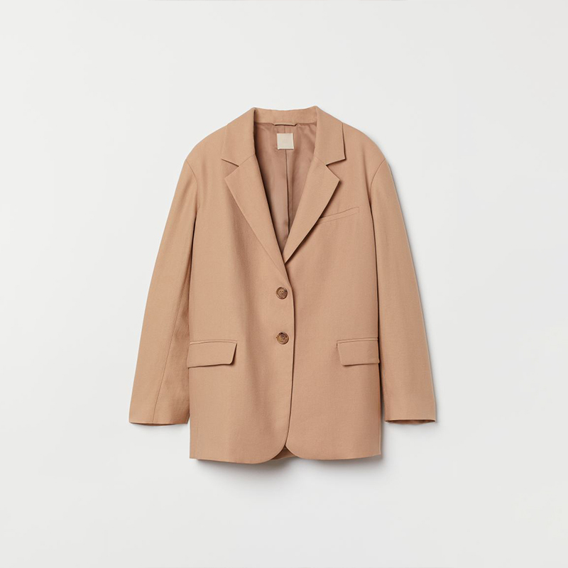 Oversize Jacket and Flared Blend Pants