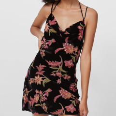 Short suspender dress