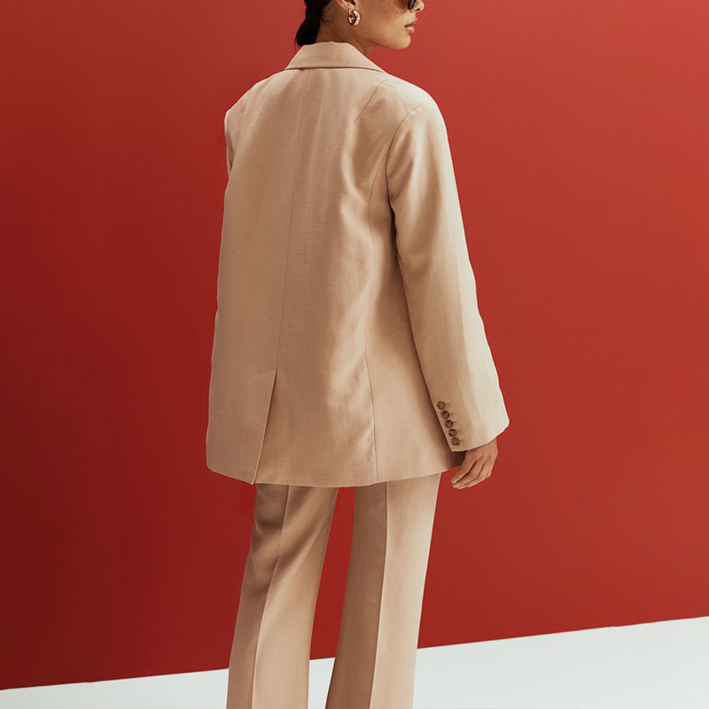 Oversize Jacket and Flared Blend Pants