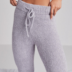 Fluffy knit joggers