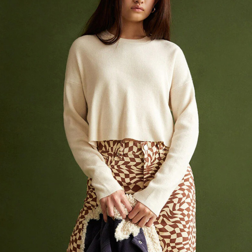 Boxy Side Splits Sweater