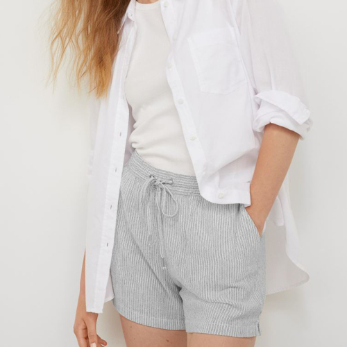 Linen Blend Shorts
