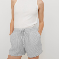 Linen Blend Shorts
