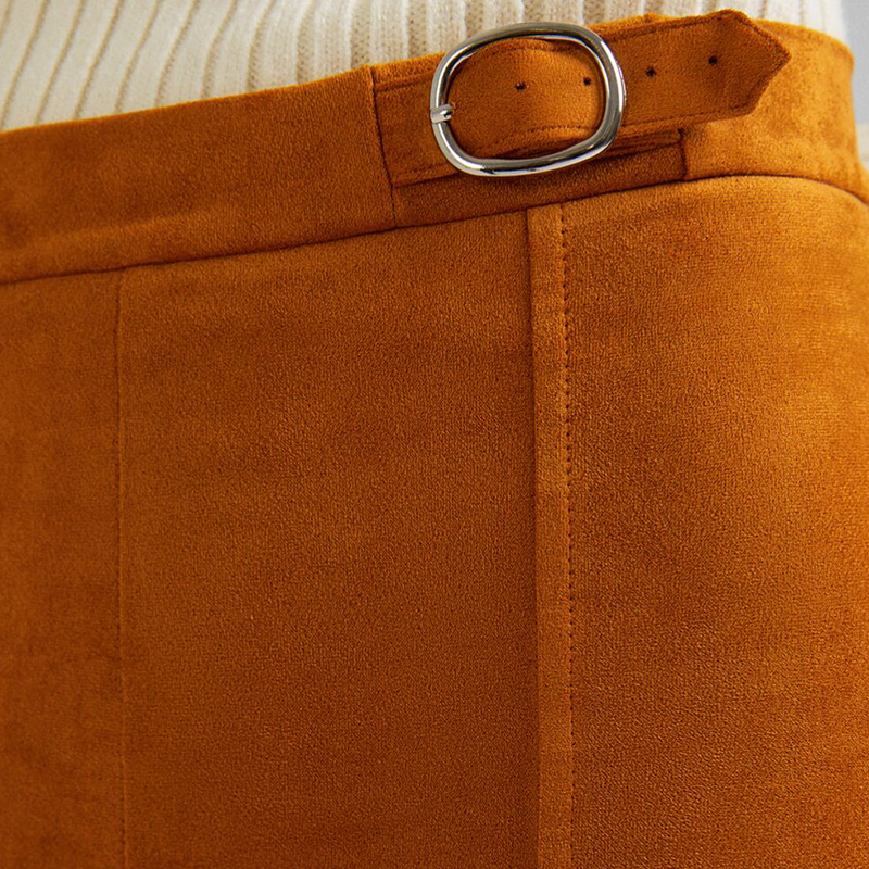 Pleated flared pants