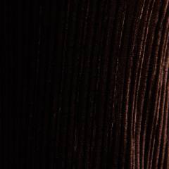 Pleated velvet flared pants