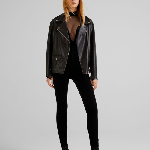 Oversized rider jacket