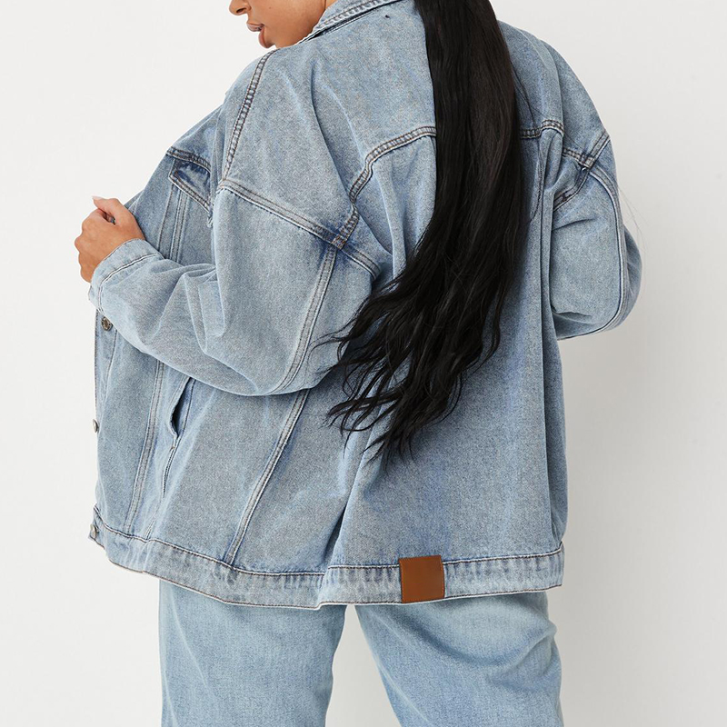 Plus size blue jacket