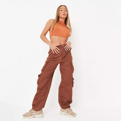 rust seamless slinky vest top
