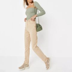 camel co ord straight leg jeans