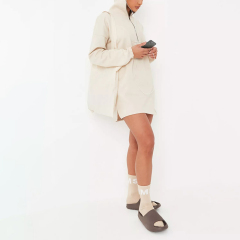 mint half zip sweater dress