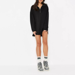 mint half zip sweater dress