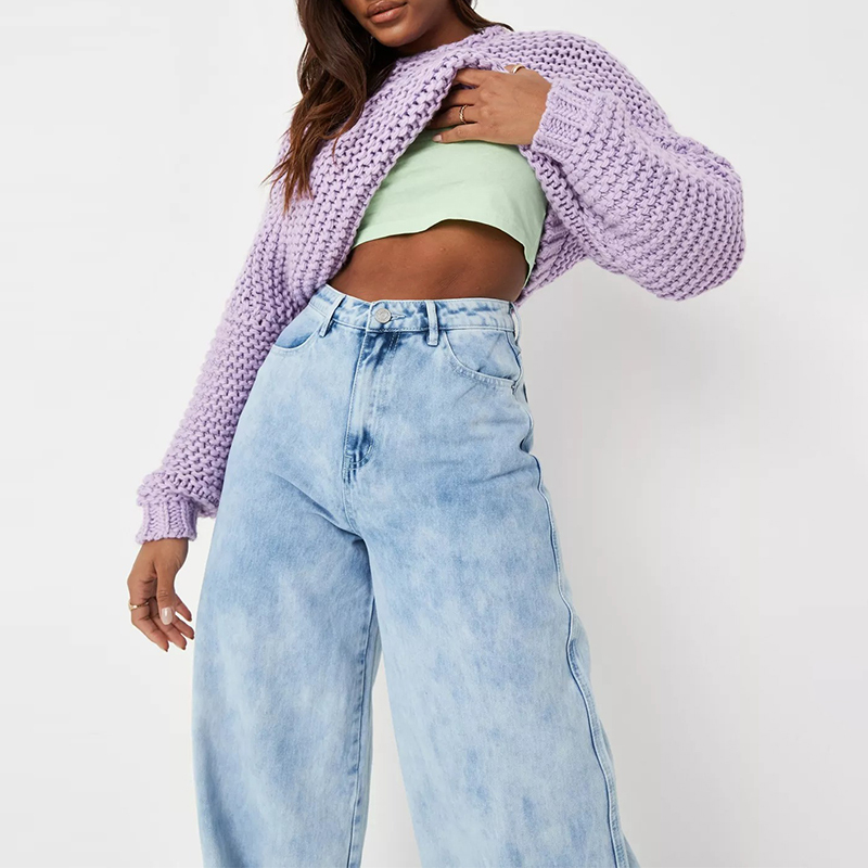 blue baggy boyfriend jeans