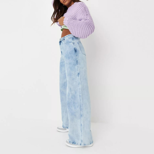 blue baggy boyfriend jeans