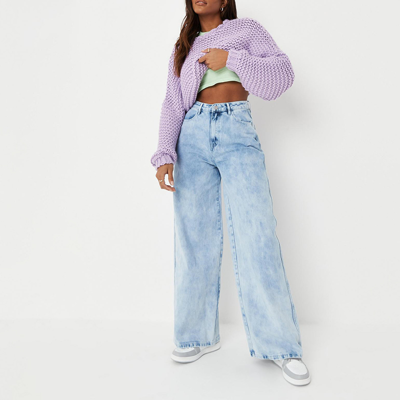 blue baggy boyfriend jeans