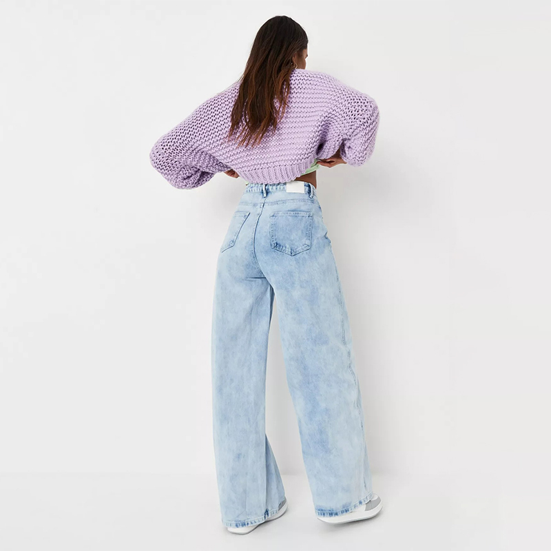 blue baggy boyfriend jeans