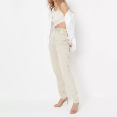 tall sand riot high waisted raw hem mom jeans