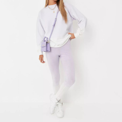 lilac co ord ombre leggings