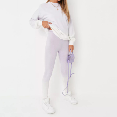 lilac co ord ombre leggings