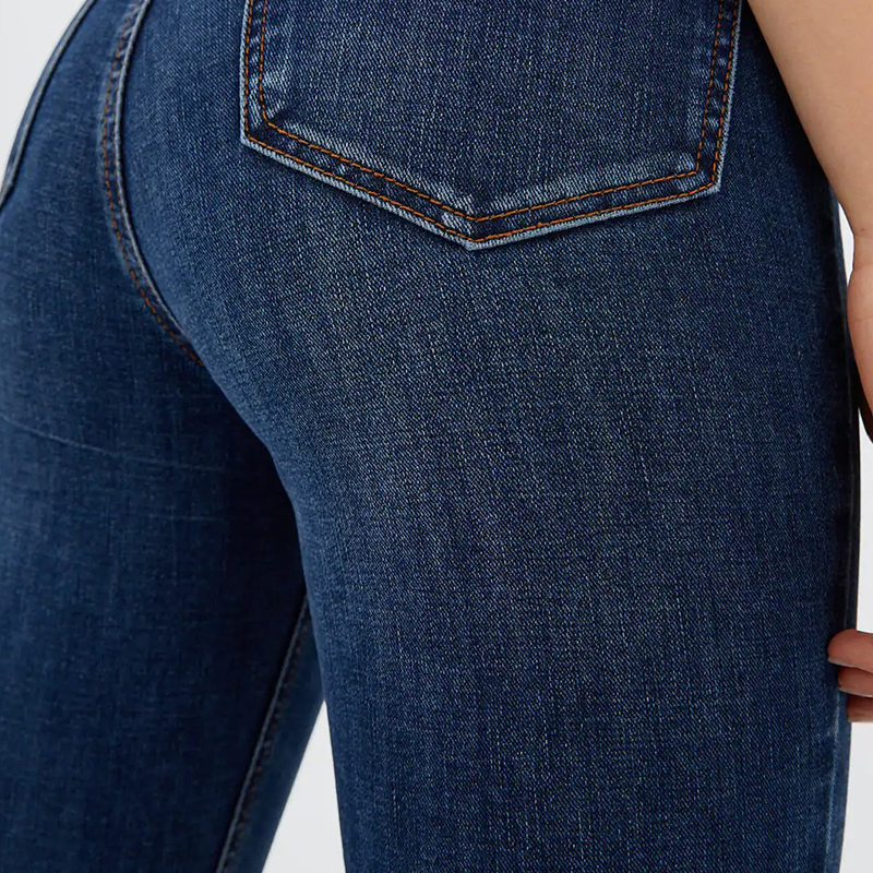 Slim Fit Slit Flare Jeans