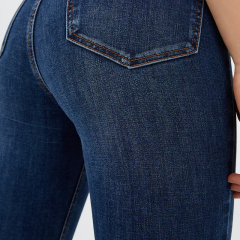 Slim Fit Slit Flare Jeans