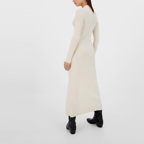 mid-length knitted dress