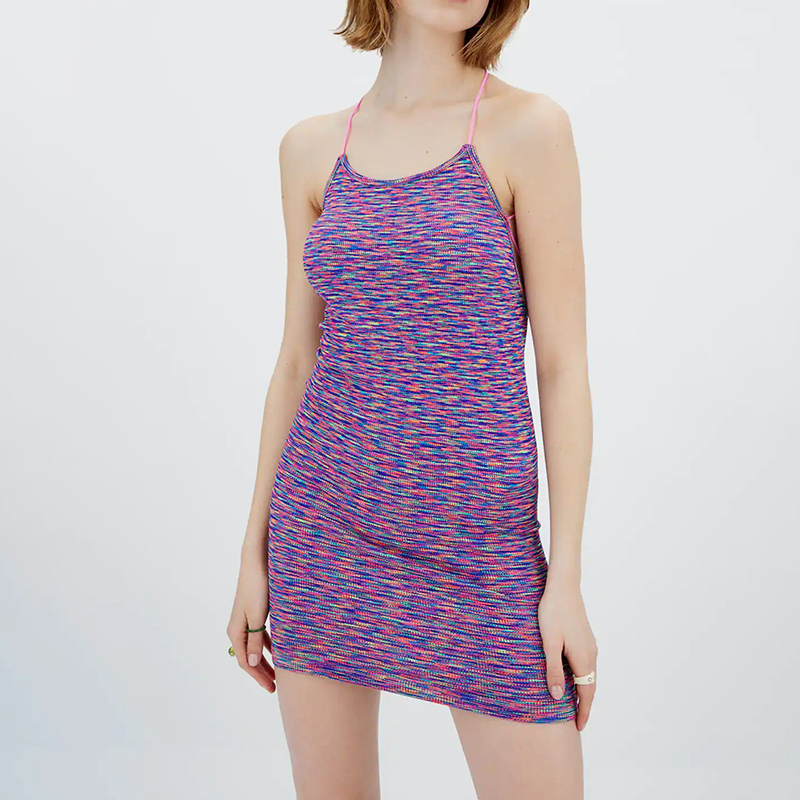 seamless space-dyed dress
