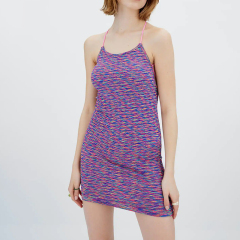 seamless space-dyed dress