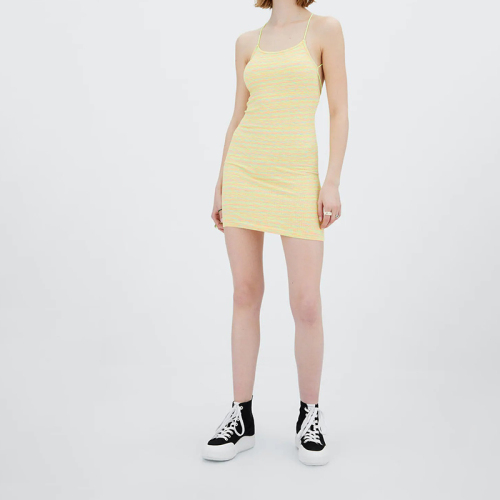 seamless space-dyed dress