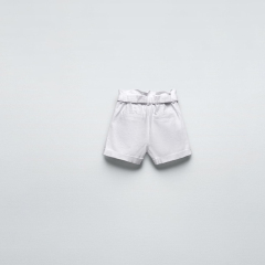 Belted Paper Bag Loose Lounge Shorts