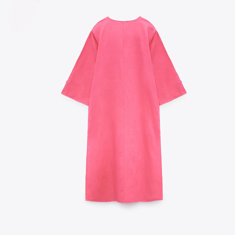 linen kaftan dress
