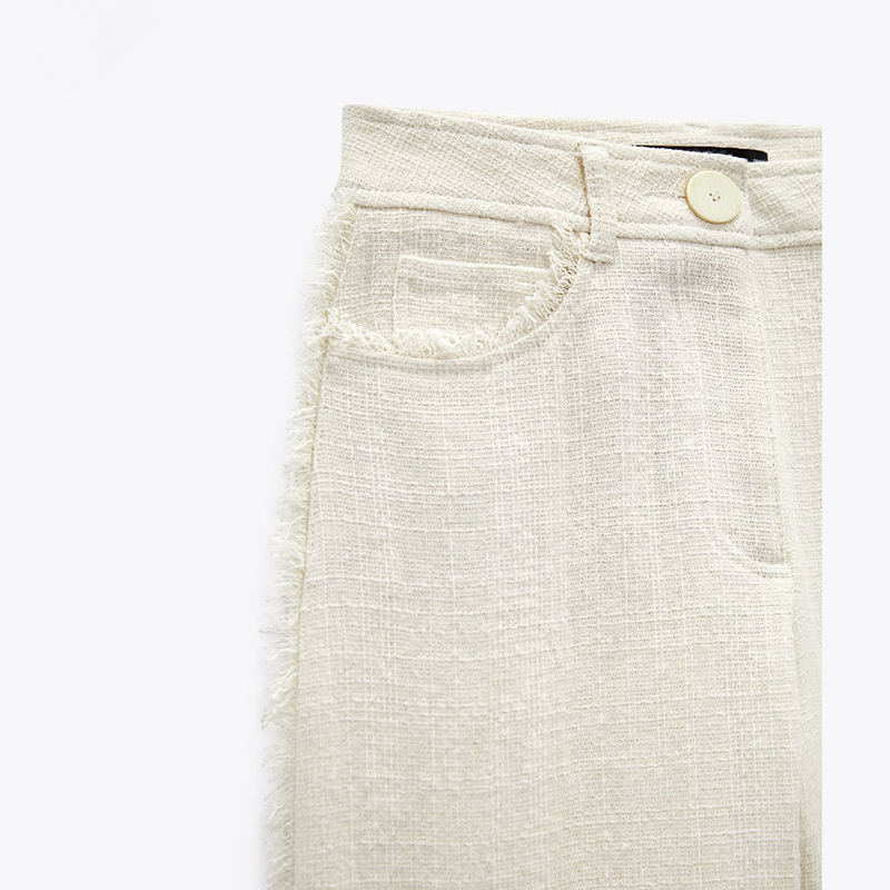 raw edge resort pants