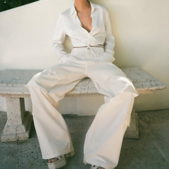 Workwear wide leg pants