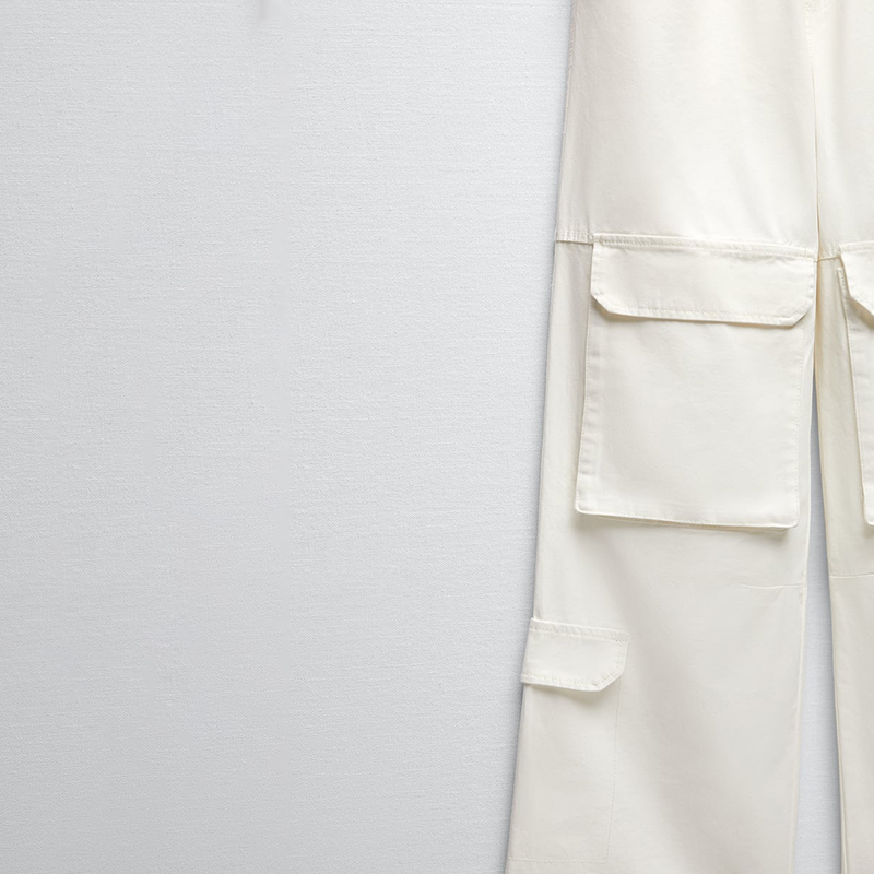 Workwear wide leg pants