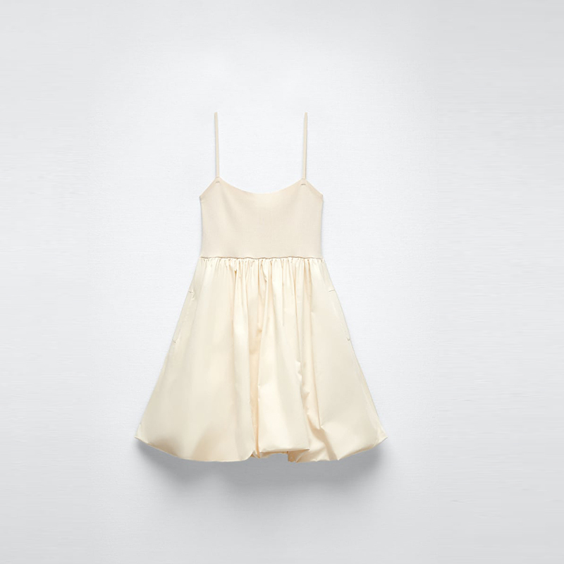 panelled mini dress