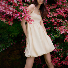 panelled mini dress