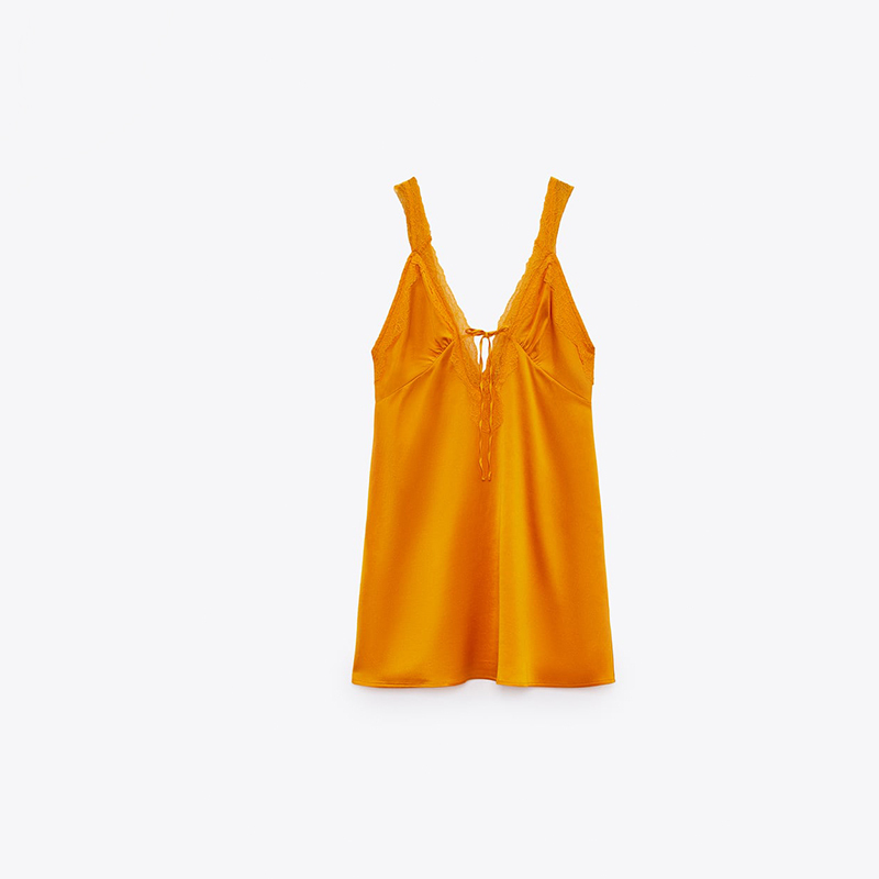silk satin panelled dress