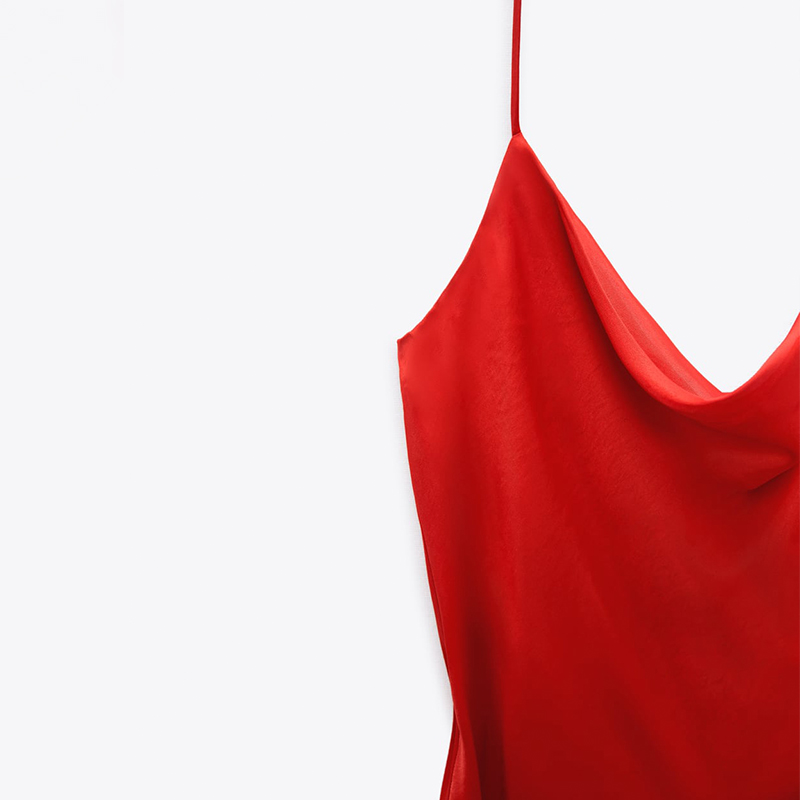silk-satin lingerie dress