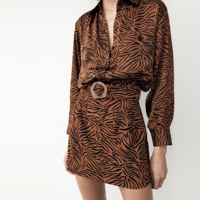animal print dress