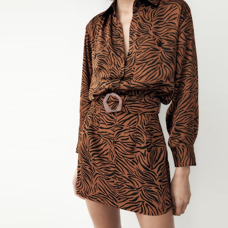 animal print dress