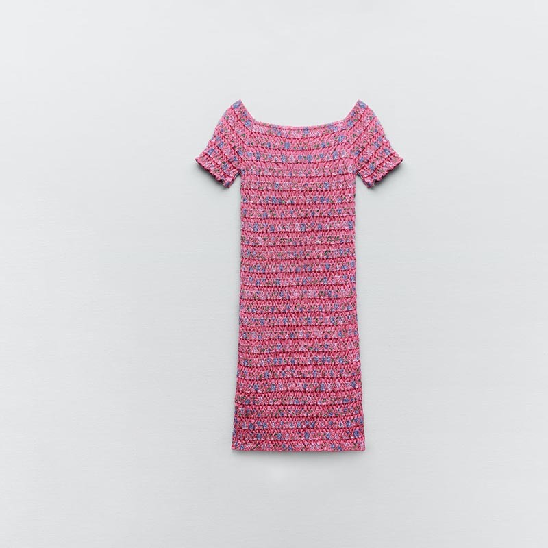 knitted mini dress