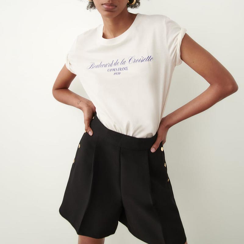 Pleated High Waist Lounge Shorts