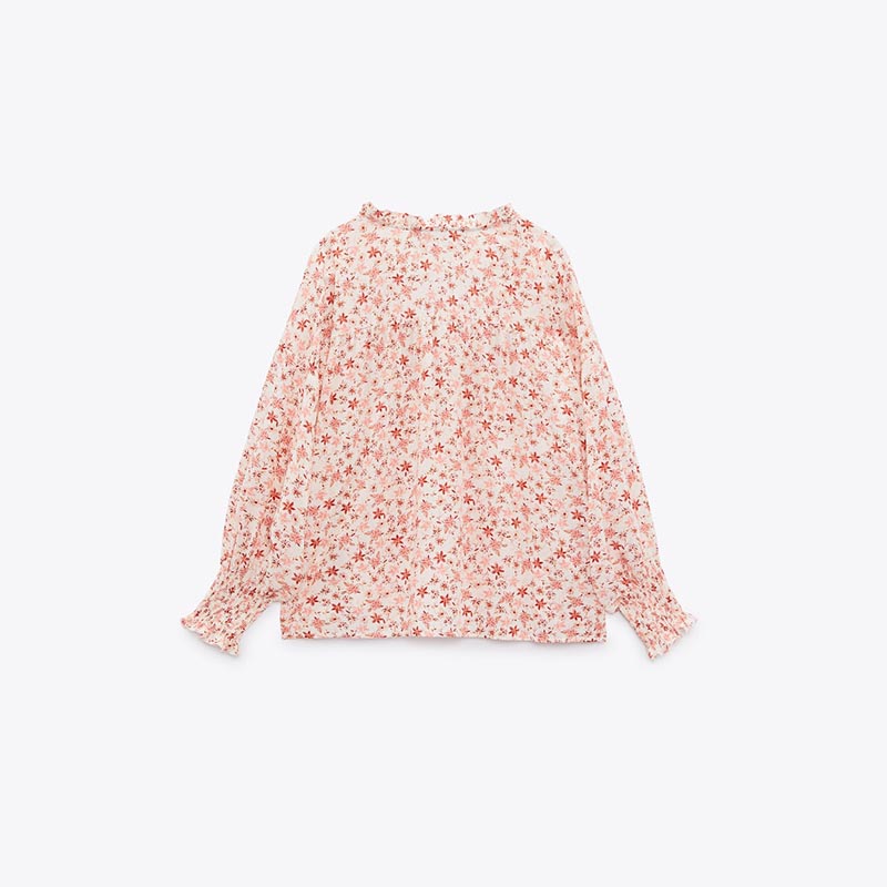 floral print top