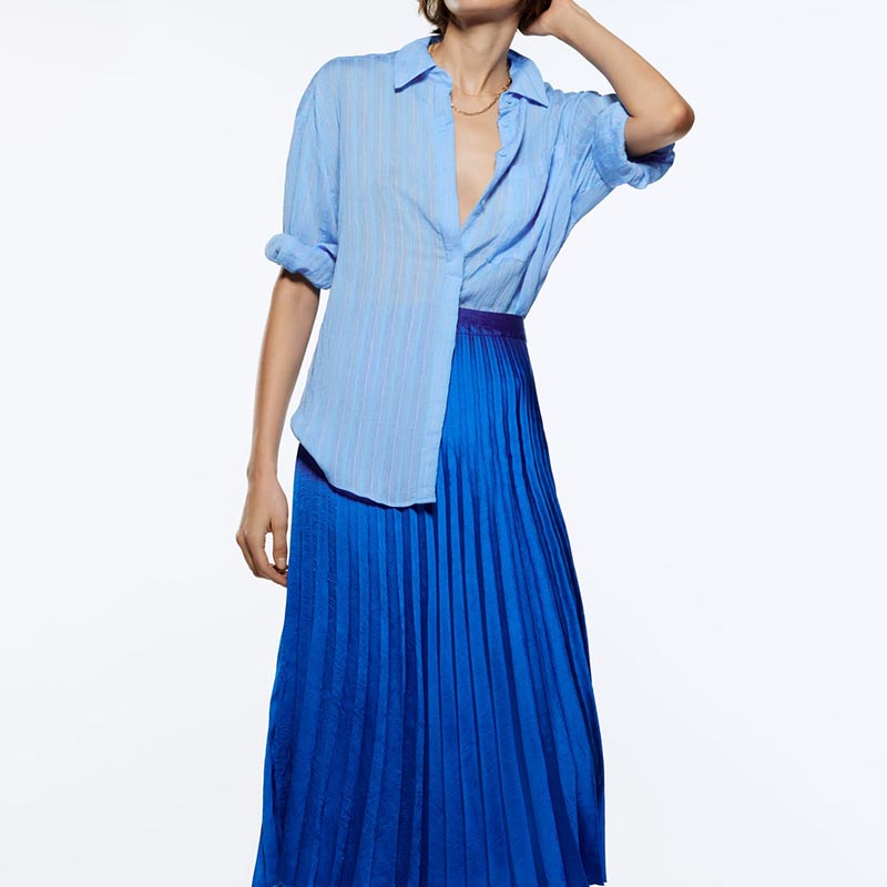 jacquard striped shirt