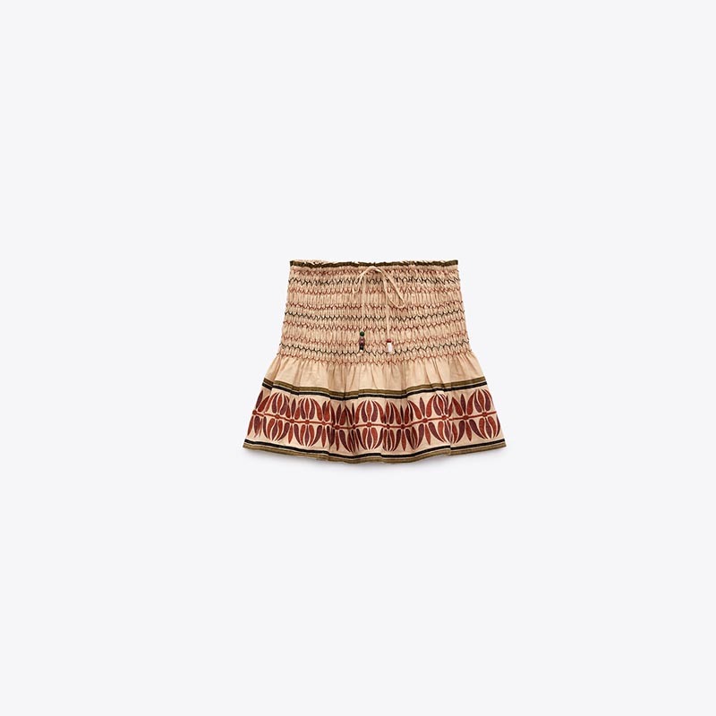 embroidered skirt
