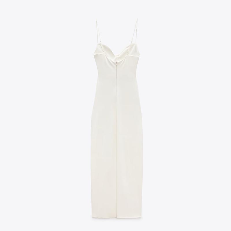 ruched midi dress